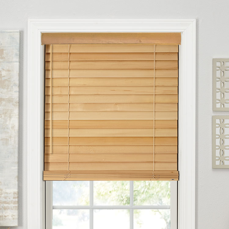 2 Modern Wood Blinds