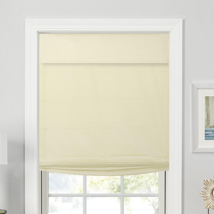 Relaxed Tailored Roman Shades
