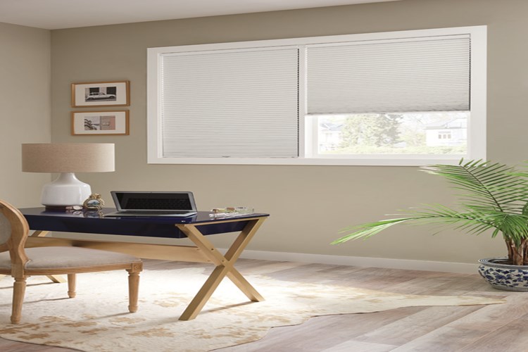 3/8&quot; Single Cell Cellular Shades with Cordless Lift: Spellbound, White Sugar 5200